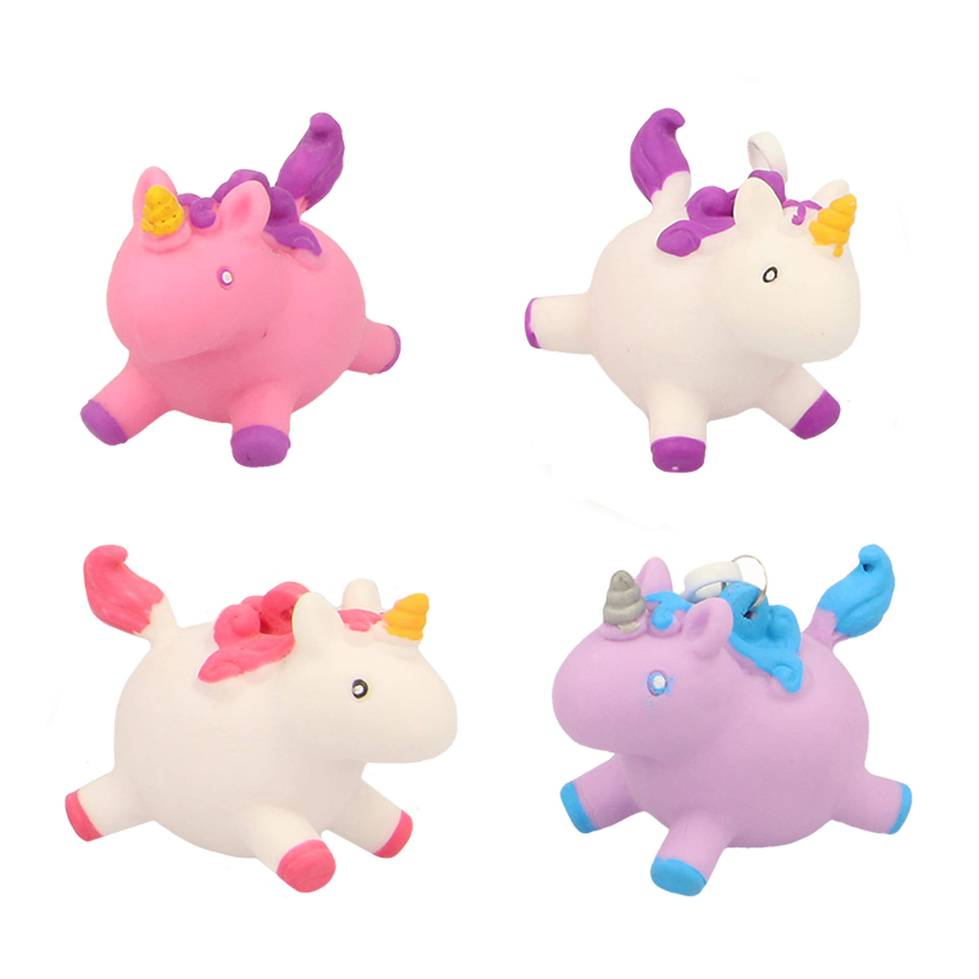 Squeezy Unicorn Keyrings