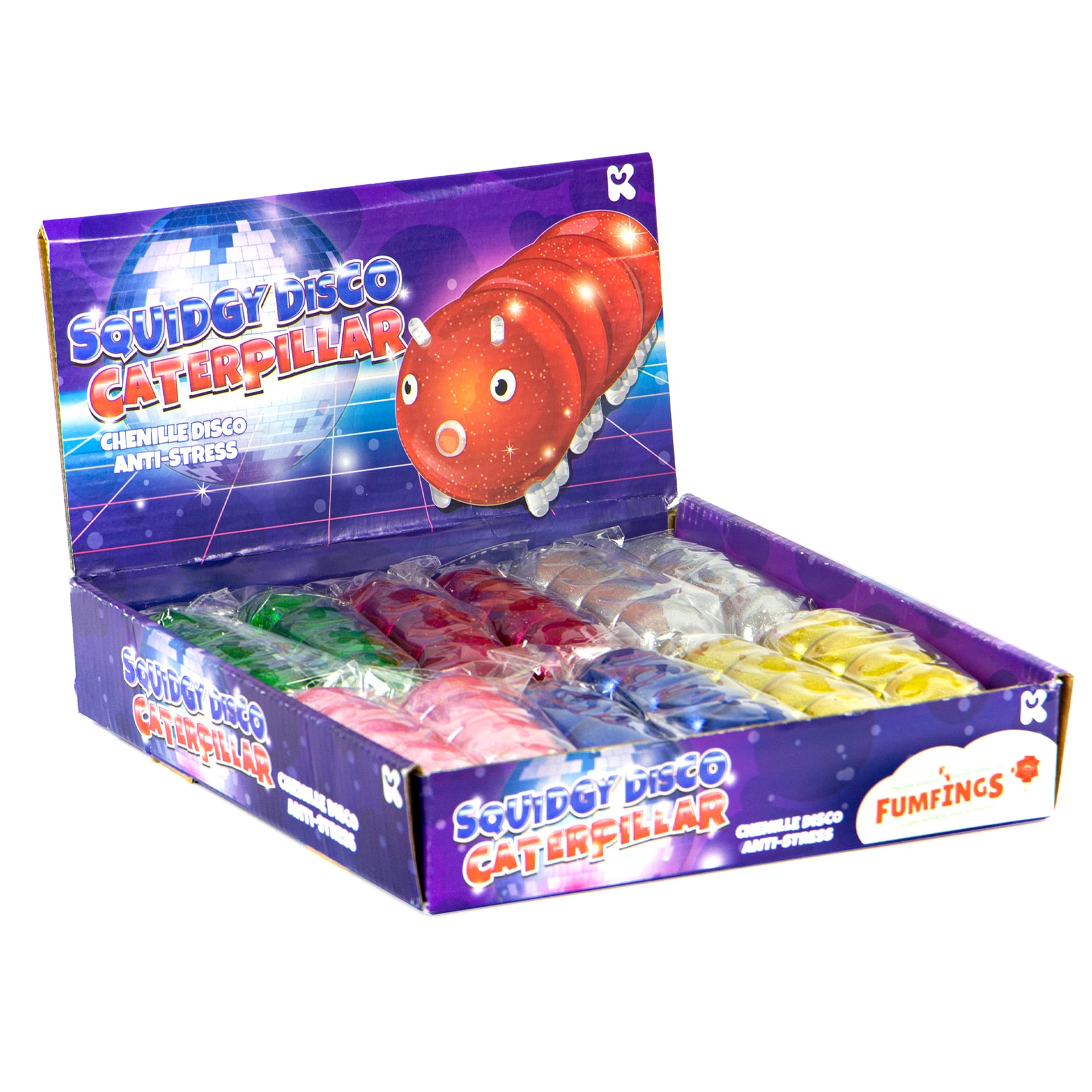 Fumfings Squidgy Glitter Grubs