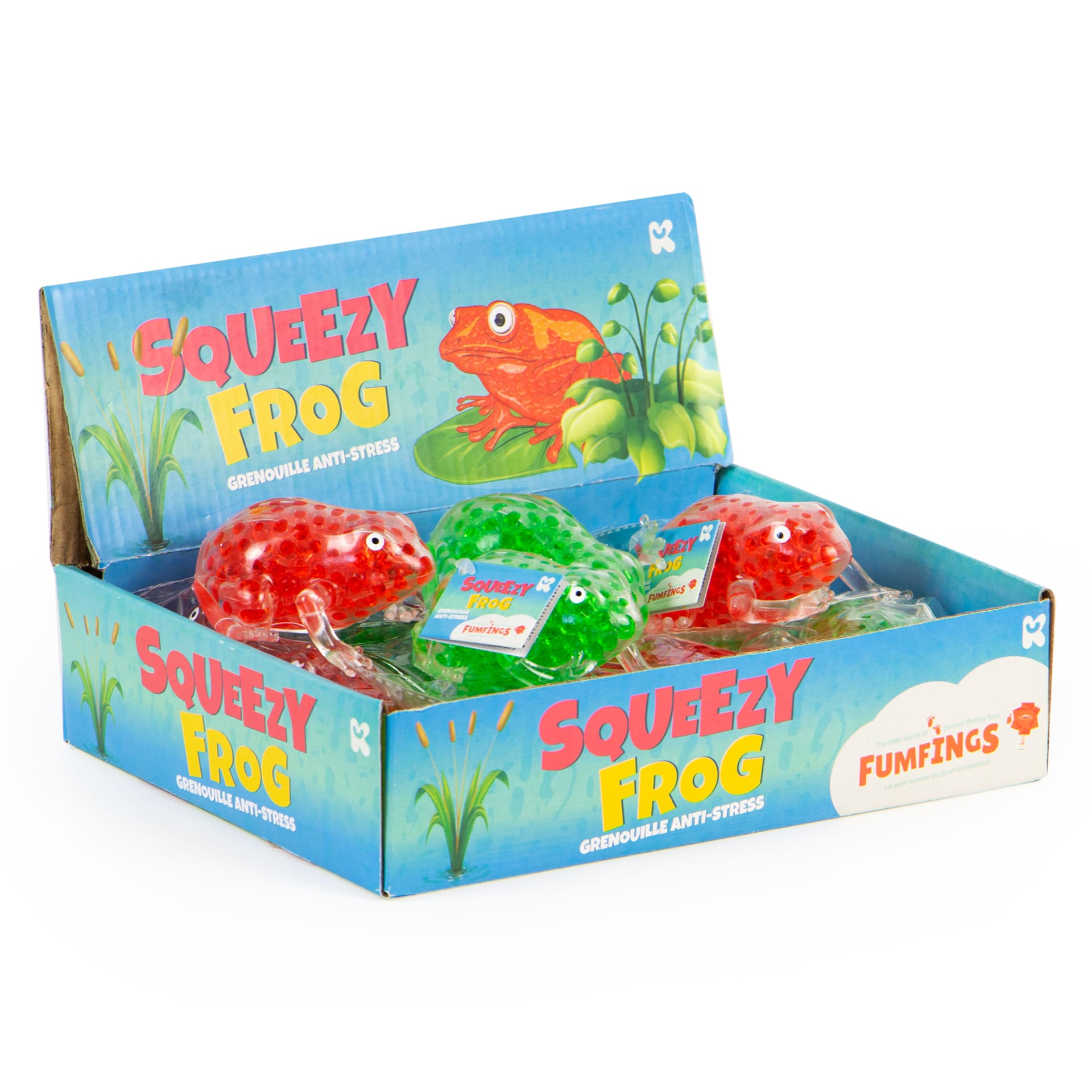 SQUEEZY FROG - GREEN & RED ASS