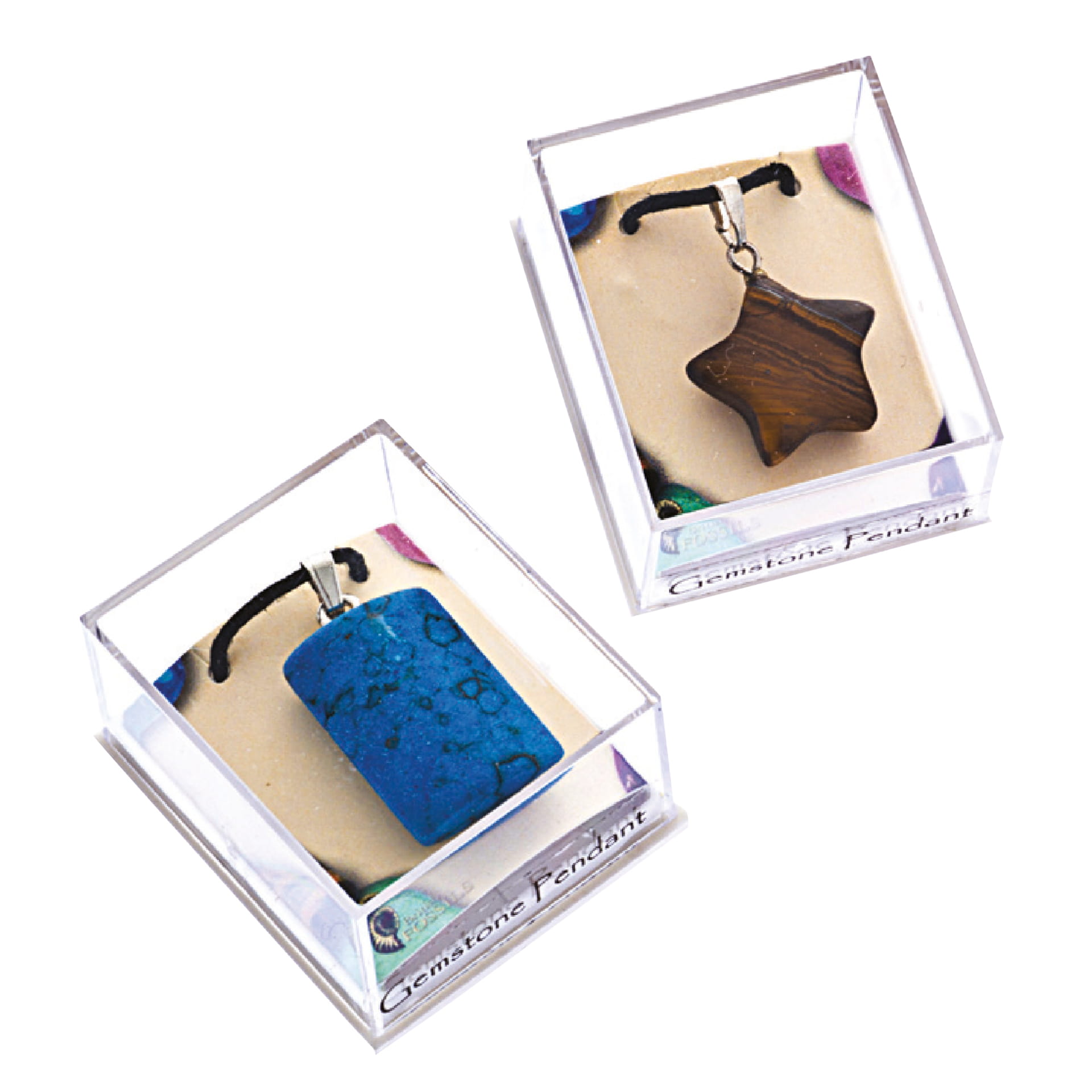 Boxed Gemstone Pendant